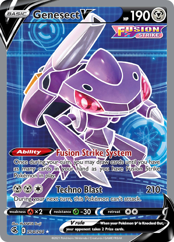 254/264  Genesect V (Full Art)
