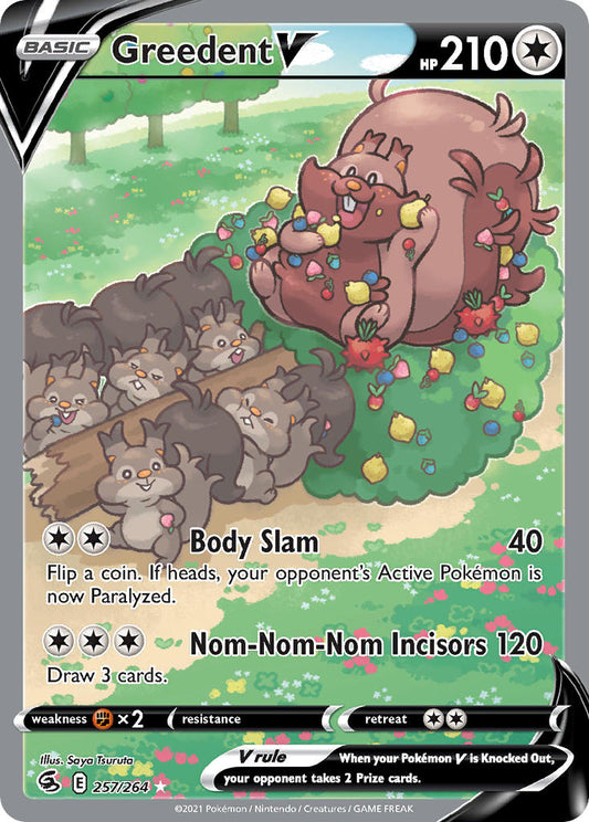 257/264  Greedent V (Alternate Full Art)
