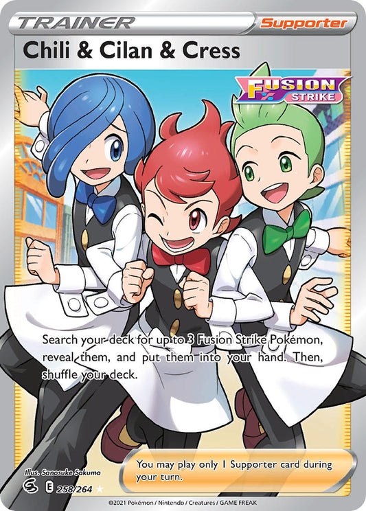 258/264  Chili & Cilan & Cress (Full Art)