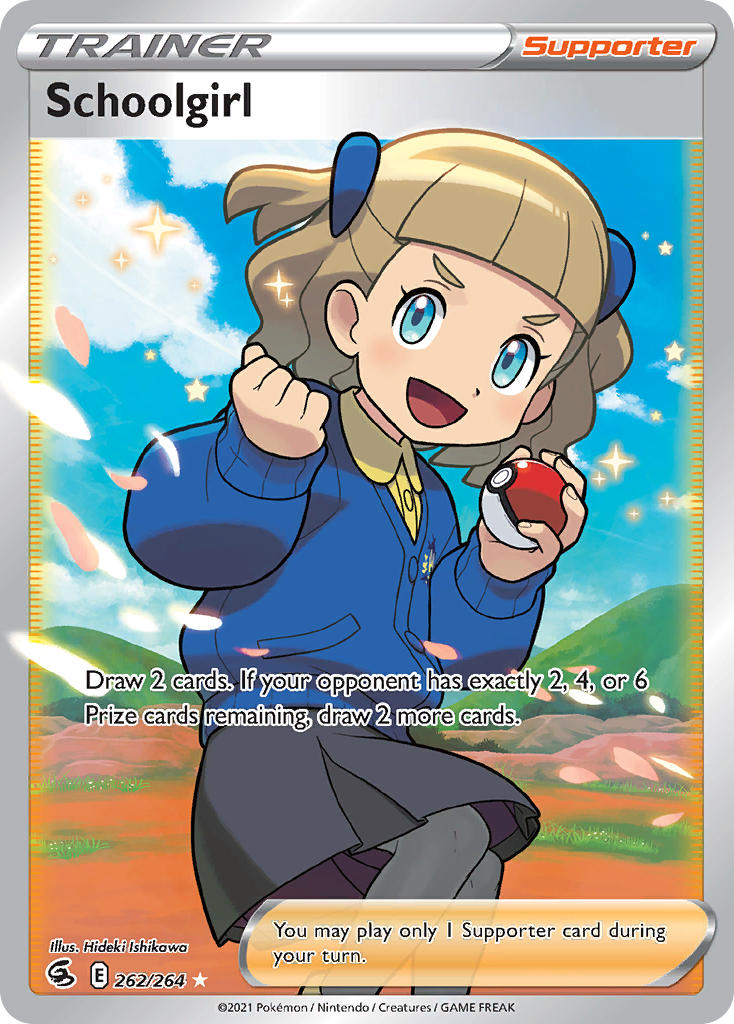 262/264  Schoolgirl (Full Art)