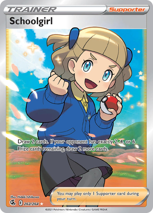 262/264  Schoolgirl (Full Art)