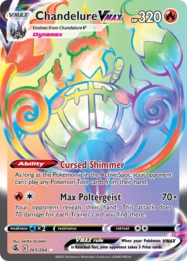 265/264  Chandelure VMAX (Secret)