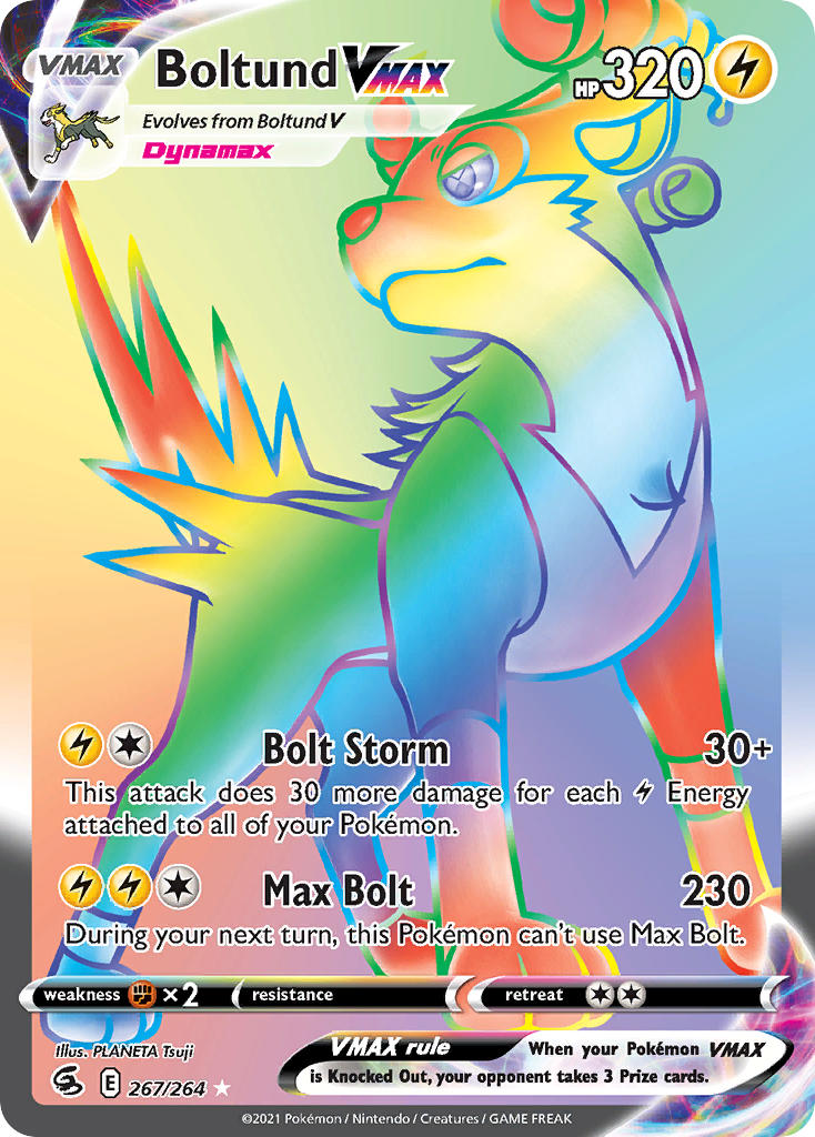 267/264  Boltund VMAX (Secret)