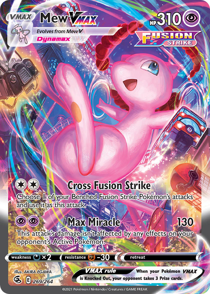 269/264  Mew VMAX (Alternate Art Secret)