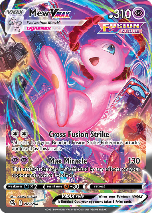 269/264  Mew VMAX (Alternate Art Secret)