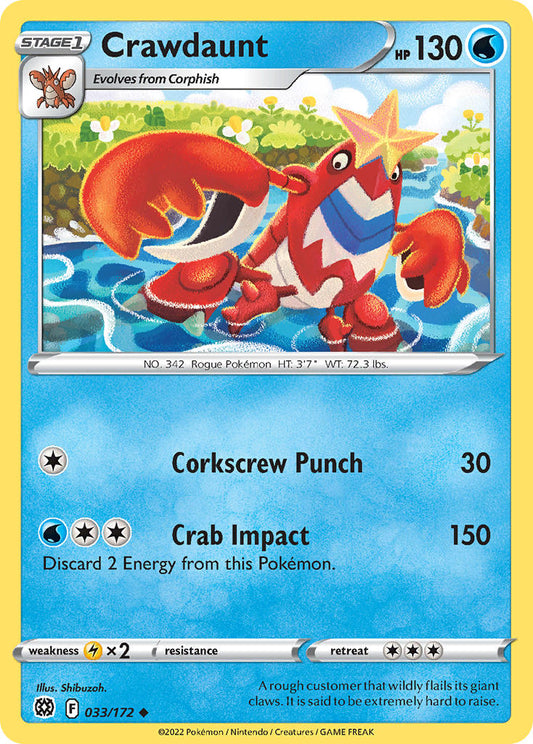 033/172  Crawdaunt
