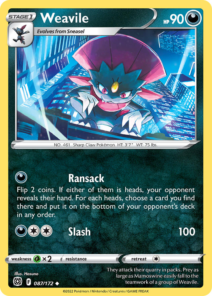 087/172  Weavile