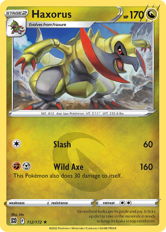 112/172  Haxorus