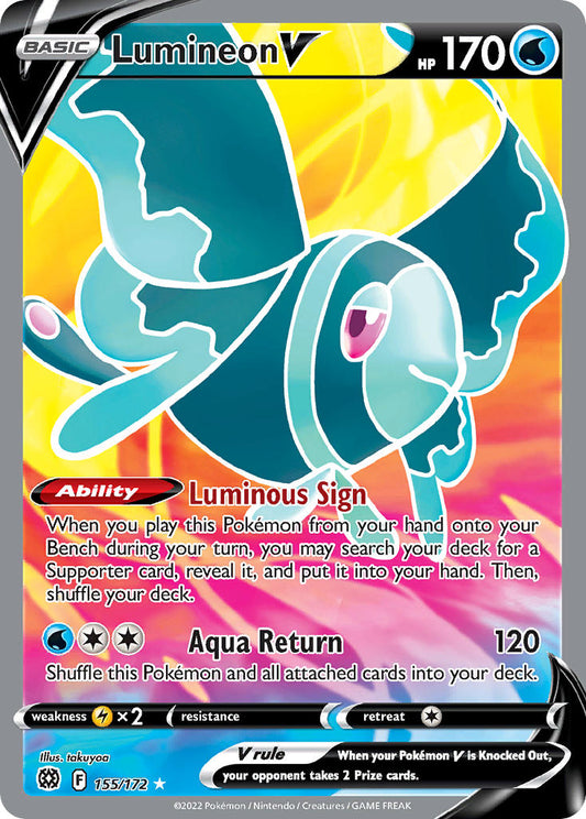 155/172  Lumineon V (Full Art)