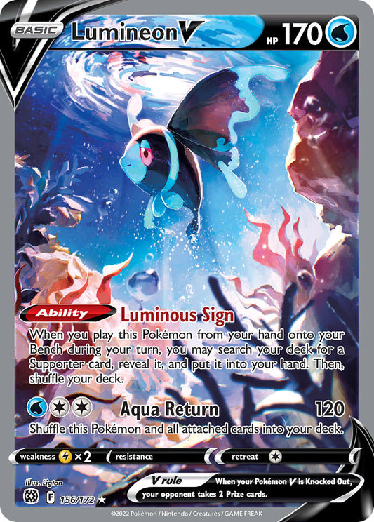 156/172  Lumineon V (Alternate Full Art)