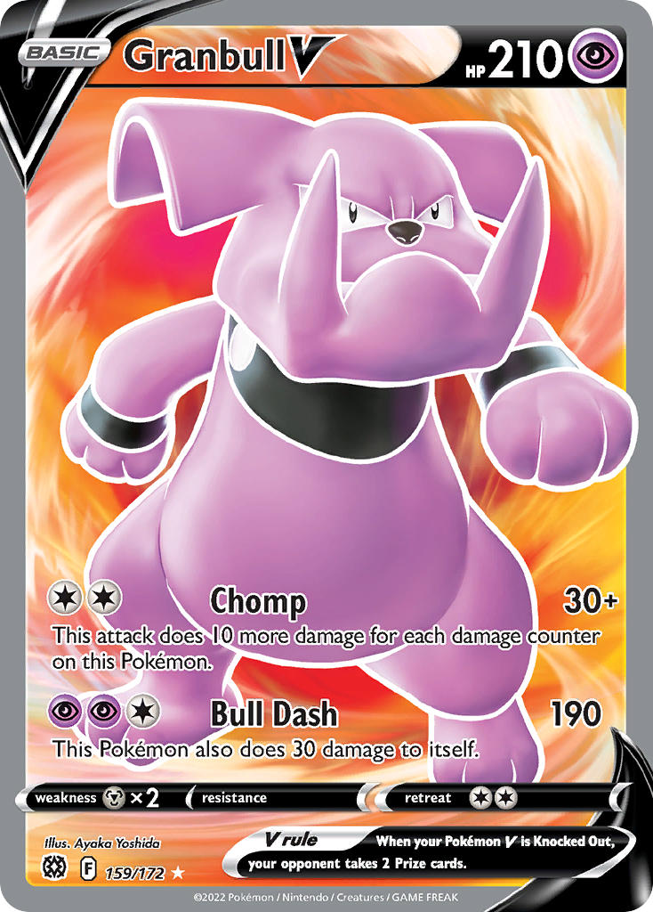 159/172  Granbull V (Full Art)