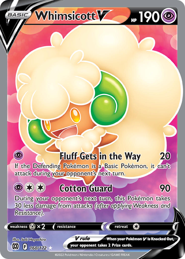160/172  Whimsicott V (Full Art)