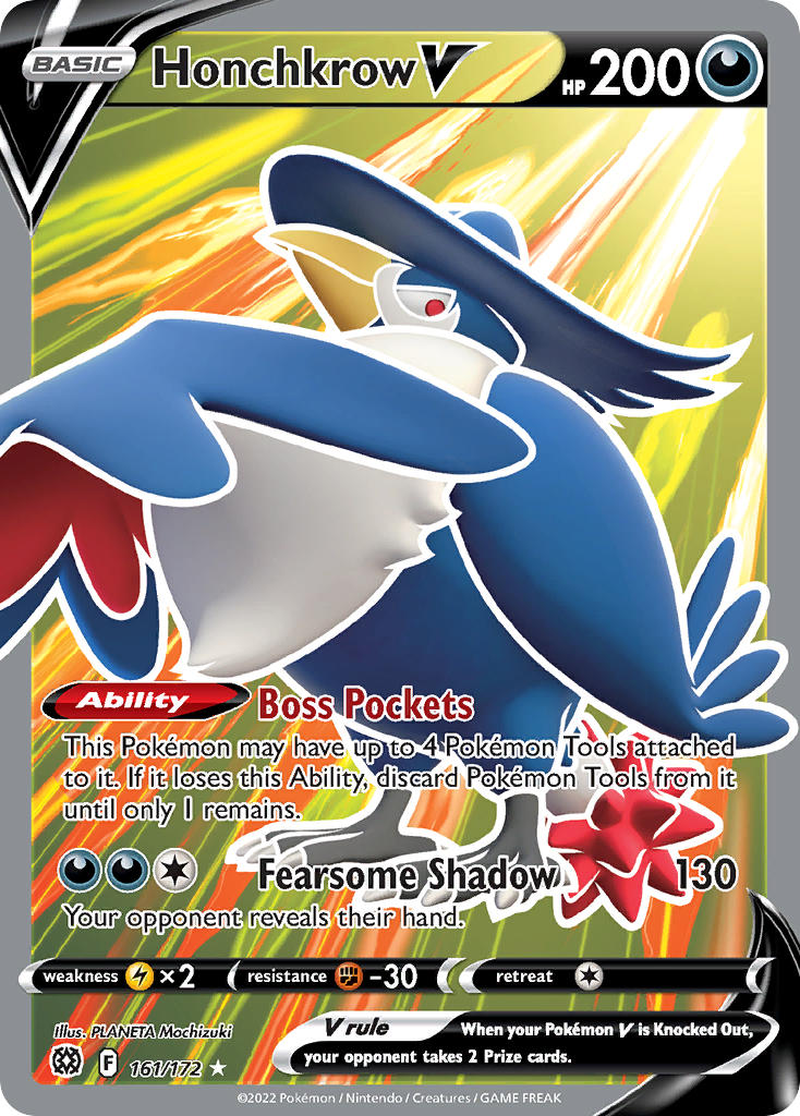 161/172  Honchkrow V (Full Art)