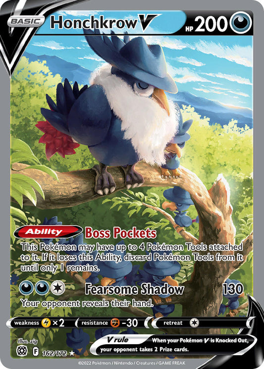 162/172  Honchkrow V (Alternate Full Art)