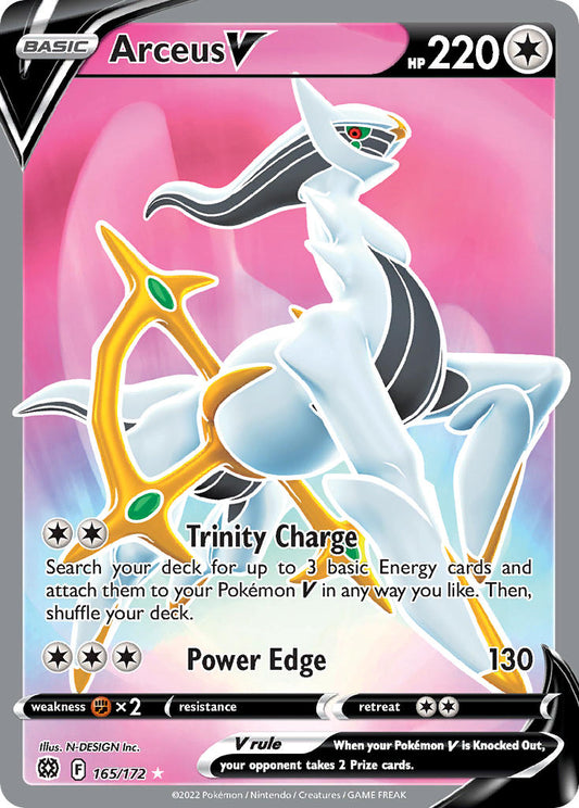 165/172  Arceus V (Full Art)