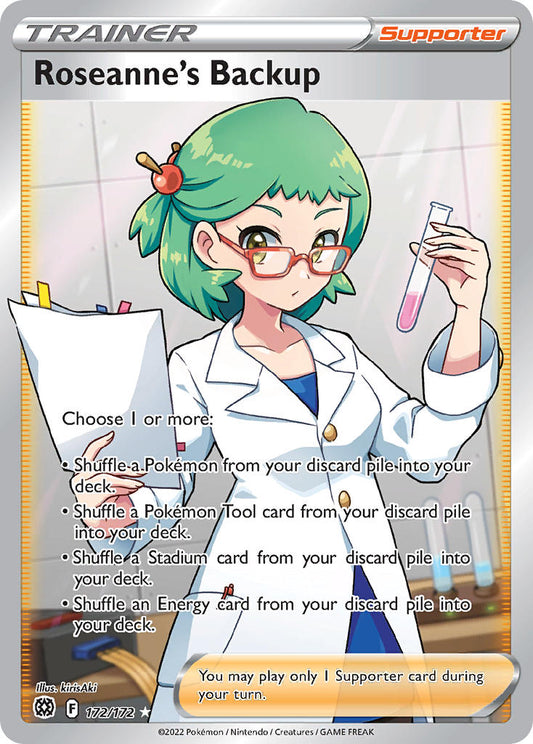 172/172  Roseanne's Backup (Full Art)