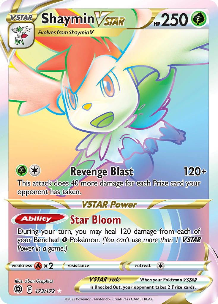 173/172  Shaymin VSTAR (Secret)