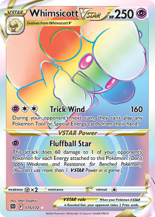 175/172  Whimsicott VSTAR (Secret)