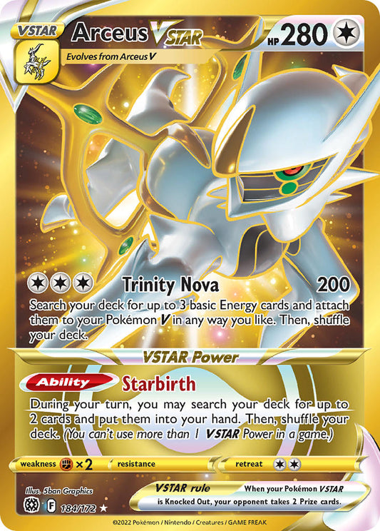 184/172  Arceus VSTAR (Secret) (184)