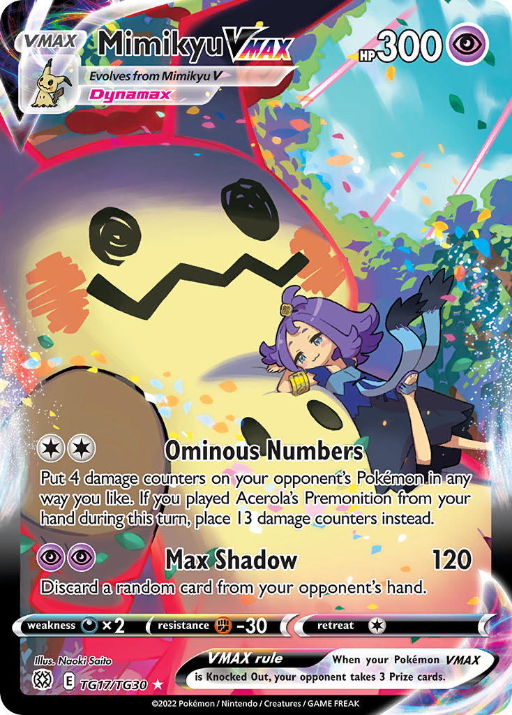 TG17/TG30  Mimikyu VMAX