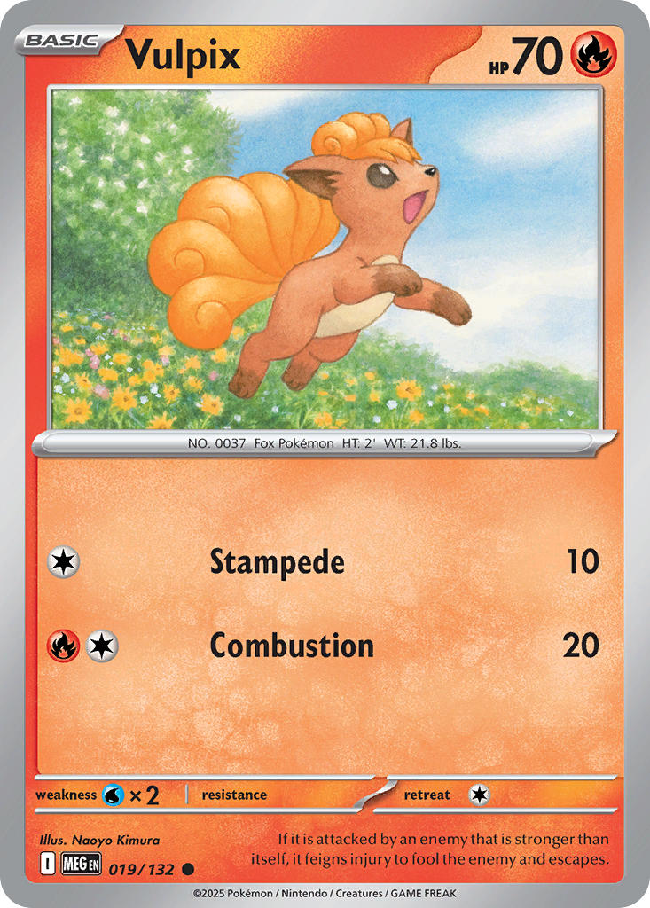 019/132  Vulpix - 019/132