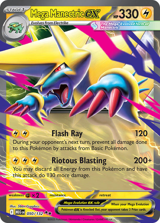 050/132  Mega Manectric ex - 050/132