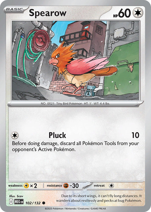 102/132  Spearow - 102/132