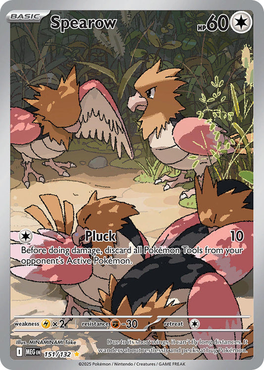 151/132  Spearow - 151/132