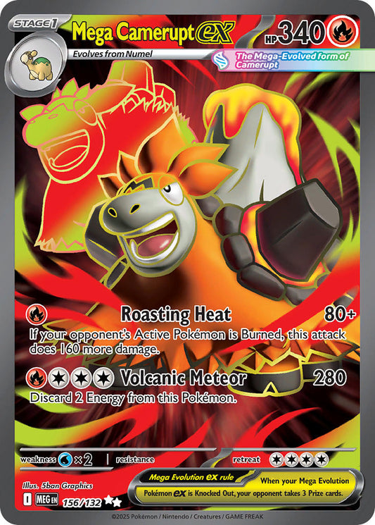 156/132  Mega Camerupt ex - 156/132