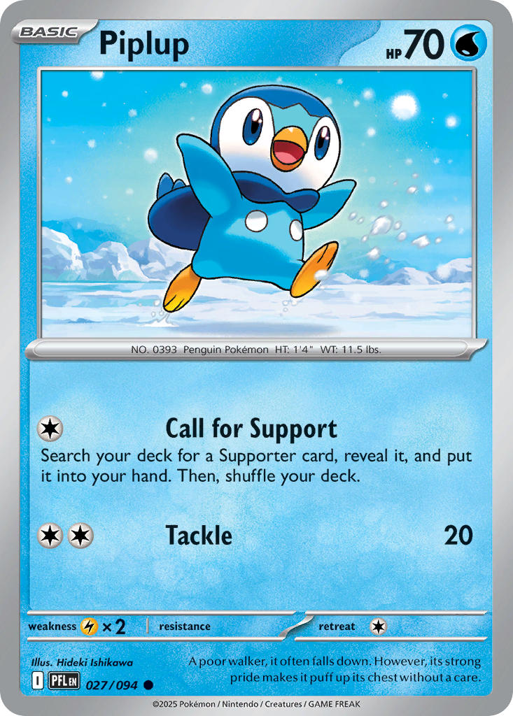 027/094  Piplup - 027/094