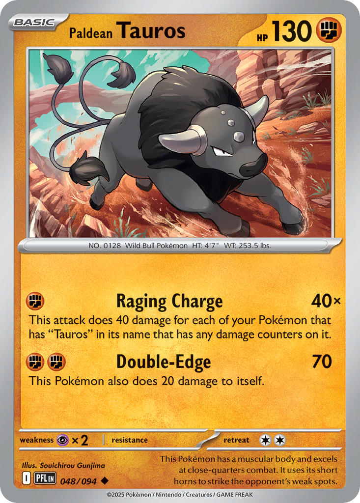 048/094  Paldean Tauros