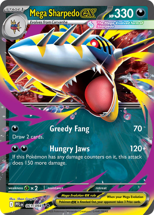 061/094  Mega Sharpedo ex - 061/094