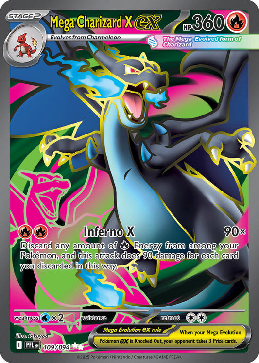 109/094  Mega Charizard X ex - 109/094