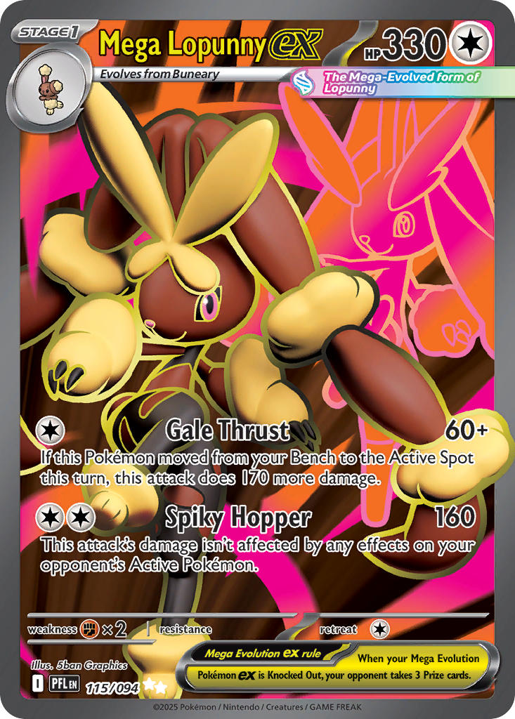 115/094  Mega Lopunny ex - 115/094