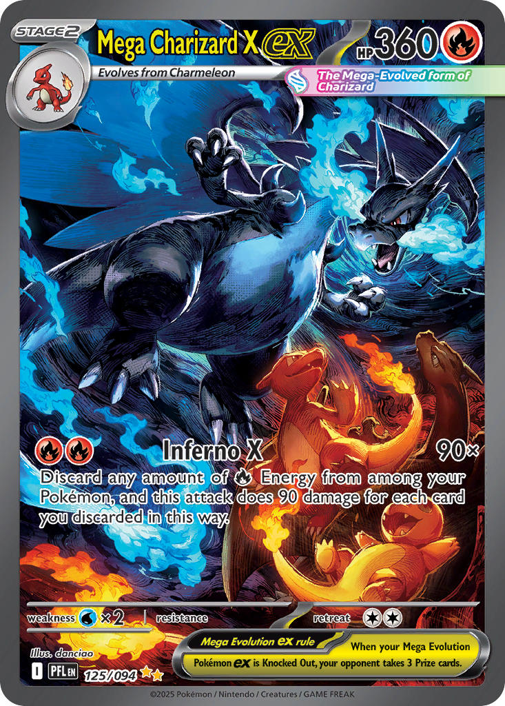 125/094  Mega Charizard X ex - 125/094