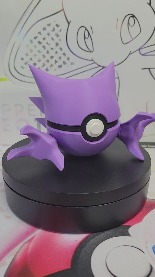 0093 - Haunter Inspired 3D Printed Themed Monster Ball