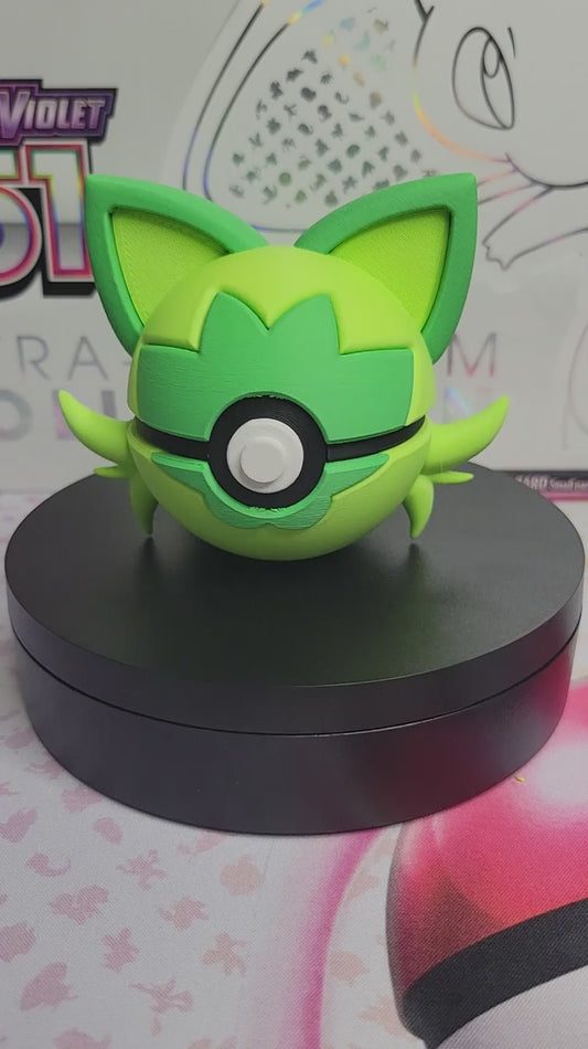 0906 - Sprigatito Inspired 3D Printed Themed Ball
