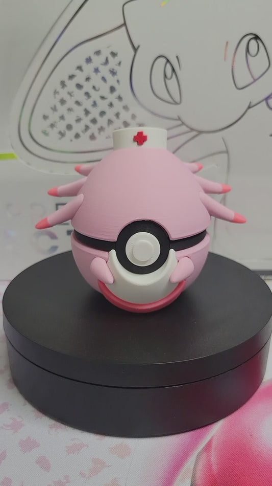 0113 - Chansey Inspired 3D Printed Themed Monster Ball