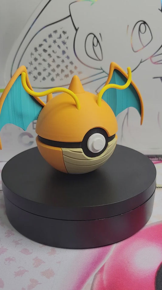 0149 - Dragonite Inspired 3D Printed Themed Ball