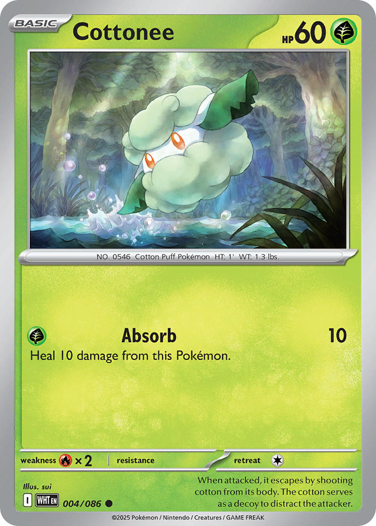 004/086  Cottonee (Poke Ball Pattern)