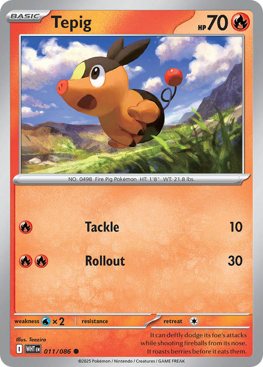 011/086  Tepig (Poke Ball Pattern)