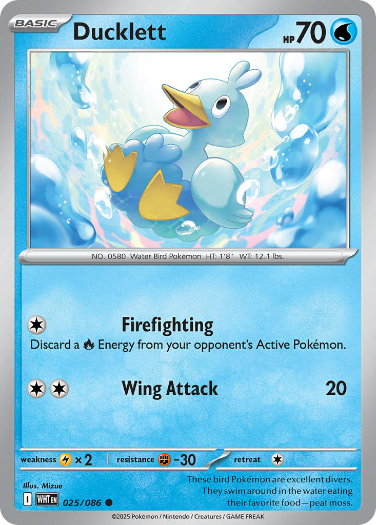 025/086  Ducklett (Poke Ball Pattern)