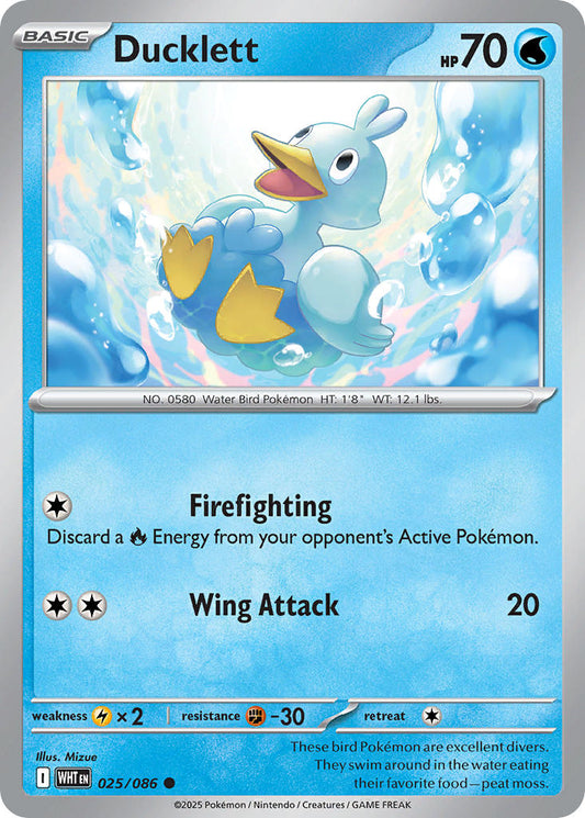 025/086  Ducklett (Poke Ball Pattern)