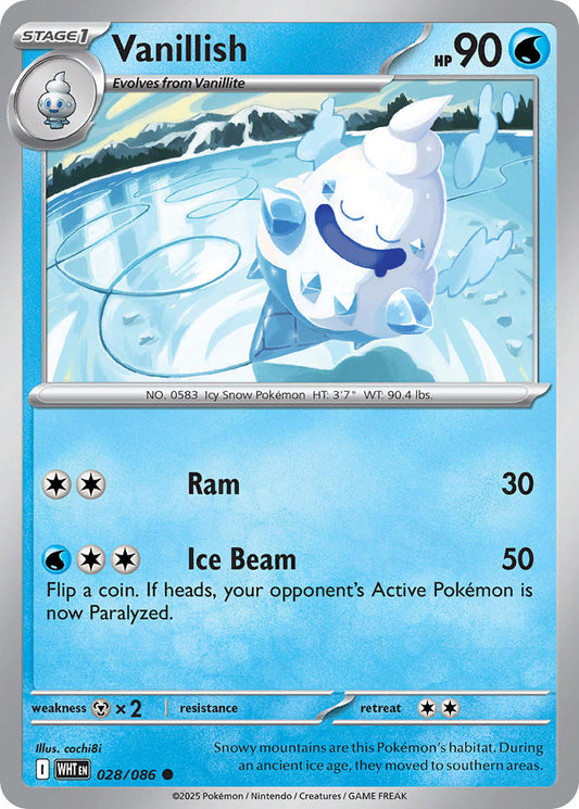 028/086  Vanillish (Poke Ball Pattern)