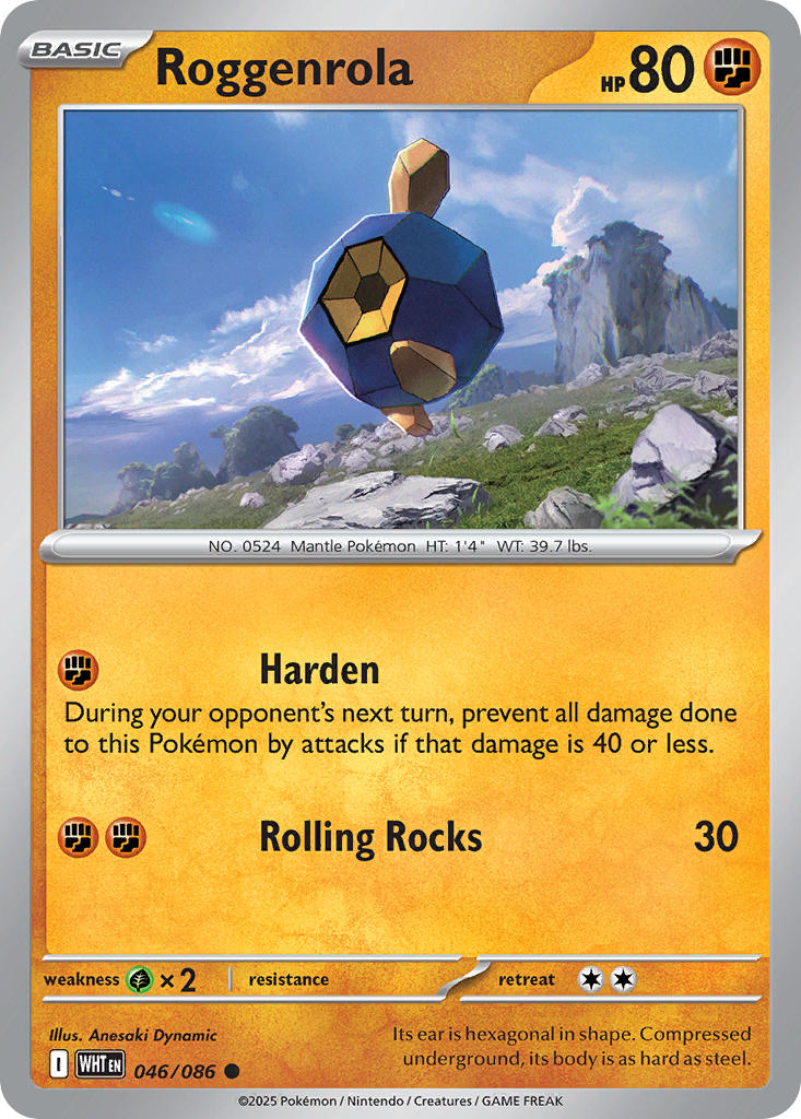 046/086  Roggenrola (Master Ball Pattern)