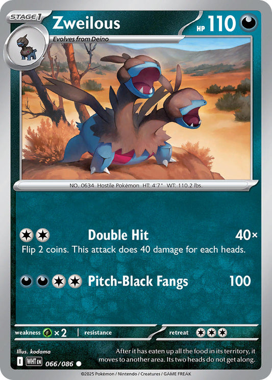 066/086  Zweilous (Master Ball Pattern)
