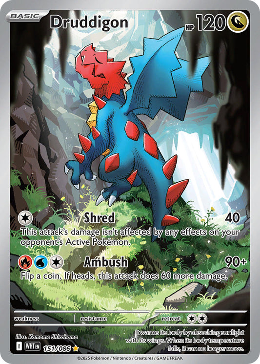151/086  Druddigon - 151/086