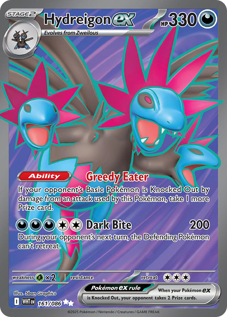 161/086  Hydreigon ex - 161/086