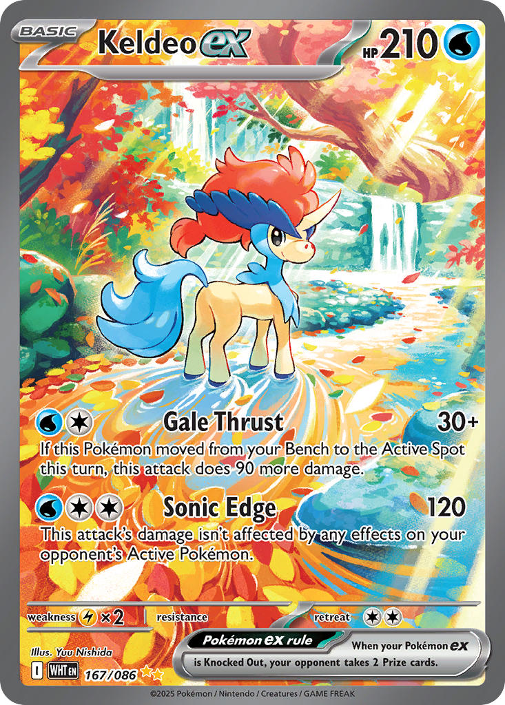 167/086  Keldeo ex - 167/086