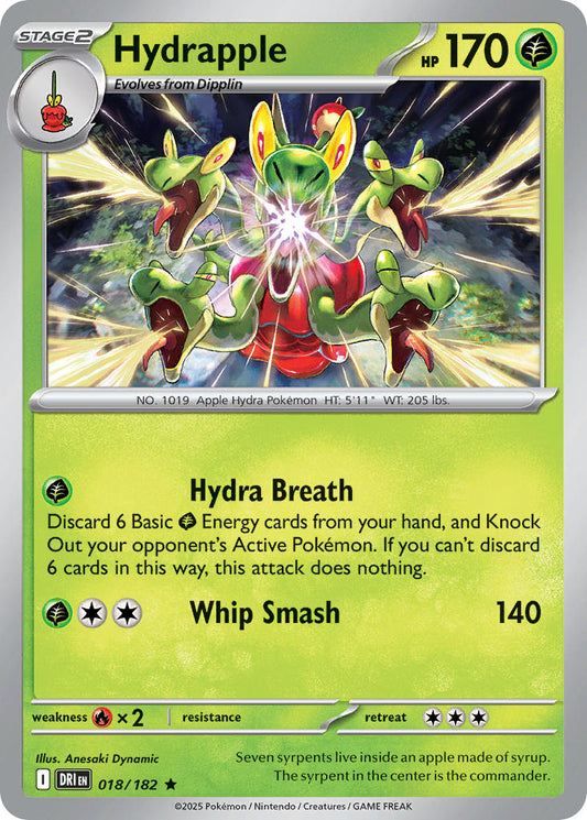 018/182  Hydrapple - 018/182